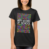 T-shirt Happy 100 Days Of School Math Kindergarten 1st Gra (Devant)