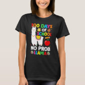 T-shirt Happy 100 Days Of School No Pro-Llama Llama Teache (Devant)