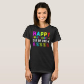 T-shirt Happy 100th Day Of Pre-k Math Formula Teacher Boys (Devant entier)