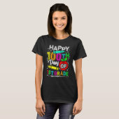 T-shirt Happy 100th Day Of School 100 Days Smarter Cute 1s (Devant entier)