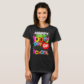 T-shirt Happy 100th Day Of School 100 Days Smarter Cute Te (Devant entier)