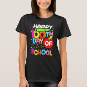 T-shirt Happy 100th Day Of School 100 Days Smarter Cute Te (Devant)