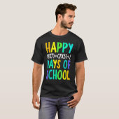 T-shirt Happy 100th Day Of School Funny Math Formula Teach (Devant entier)