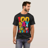 T-shirt Happy 100th Day Of School Groovy 100 Days Of 5th G (Devant entier)