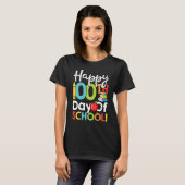 T-shirt Happy 100th Day of School Shirt for Teacher or Chi (Devant entier)