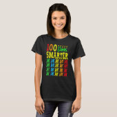 T-shirt Happy 100th Day of School Teacher  100 days smarte (Devant entier)