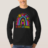 T-shirt Happy 100th Day Of School Teacher Kids 100 Days Ra (Devant)