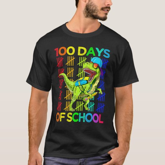 T-shirt Happy 100th Day Of School Teachers Student 100 Day (Devant)