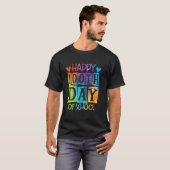 T-shirt Happy 100th Day Of School Tie Die Back To School T (Devant entier)