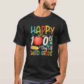 T-shirt Happy 100th day of third grade Apparel 3rd teacher (Devant)