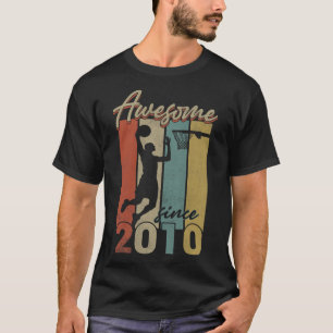 T-shirt Happy 12th Birthday Basketball 12 Yr Old Awesome S