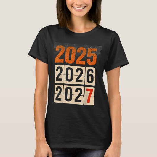 T-shirt Happy 2026 2027 New Year Funny 67 Meme Six Seven M (Devant)