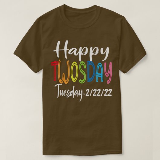 T-shirt Happy 22222 (Design devant)