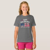T-shirt Happy 250th birthday USA (Devant entier)