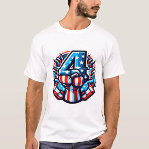 T-shirt Happy 4 JUILLET
