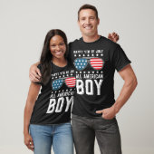 T-shirt Happy 4th of July All American Boy (Unisexe)