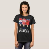 T-shirt Happy 4th Of July Patriotic Popsicle US Flag 4th O (Devant entier)