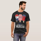 T-shirt Happy 4th Of July Patriotic Popsicle US Flag 4th O (Devant entier)