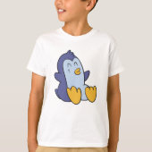 T-shirt Happy Baby pingouin | choisir la couleur arrière - (Devant)