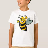 T-shirt Happy Bee - Customisé (Devant)