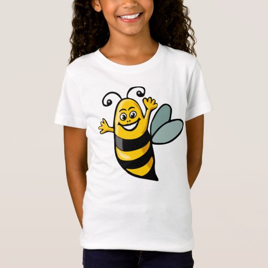 T-Shirt Happy Bee - Customisé (Devant)