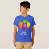 T-shirt "Happy Birthday," Celebration Balloons (Devant entier)