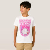 T-shirt Happy Birthday Celebration Design (Devant entier)