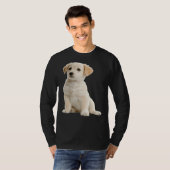 T-shirt Happy Black Lab Labrador Retriever (Devant entier)