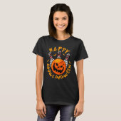 T-shirt Happy Bowlingween Halloween Bowling (Devant entier)