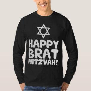 T-shirt Happy Brat Mitzvah (Bar / Bat mitzvah)
