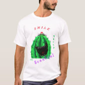 T-shirt Happy Cactus T-Sirt - Smile (Devant)