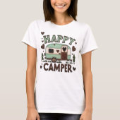 T-shirt Happy camper (Devant)