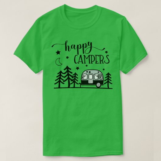 T-shirt Happy Camper (Design devant)