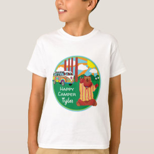 T-shirt Happy Camper Bear