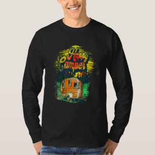 T-shirt Happy Camper - camping pour hommes, femmes et enfa