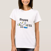 T-shirt Happy Camper Fun Nature Vert    ArtT-Shir numériqu (Devant)