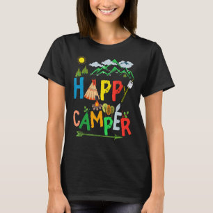 T-shirt Happy Camper Hommes Femmes Enfants 21