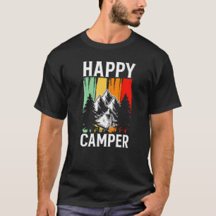 T-shirt Happy Camper Retro Camping Vintage Premium