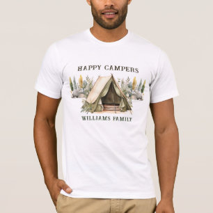 T-shirt Happy Campers Anniversaire de enfant Party