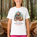T-shirt Happy Camping Bear Vacances familiales personnalis<br><div class="desc">Joli ours de camping assorti chemises familiales parfaites pour vos prochaines vacances en famille! Que vous partiez pour une excursion d'été ou une aventure de camping, nos chemises assorties avec un design d'ours d'aquarelle mignon rendront votre voyage encore plus élégant et amusant. Le design comprend des ours mignons, une tente...</div>