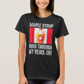 T-shirt Happy Canada Day Maple Syrup Maple Tree Tapping Me (Devant)