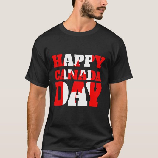T-shirt Happy Canada Day Pride Ottawa Canada Est. 1867 Sou (Devant)