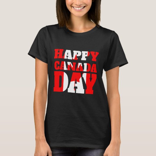 T-shirt Happy Canada Day Pride Ottawa Canada Est. 1867 Sou (Devant)