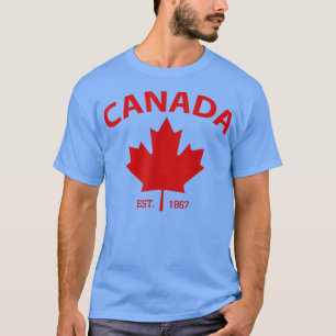 T-shirt Happy Canada Est