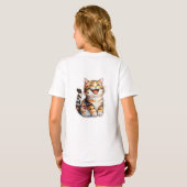 T-shirt Happy Cat (Dos entier)