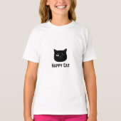 T-shirt Happy Cat Shirt - Conception unique pour Vibes Joy (Devant)