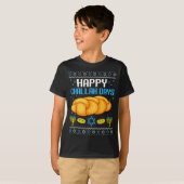 T-shirt Happy Challah Days Ugly Christmas Hanukkah  (Devant entier)