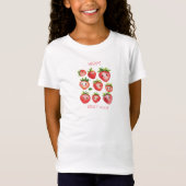 T-Shirt Happy Chemise fraise (Devant)