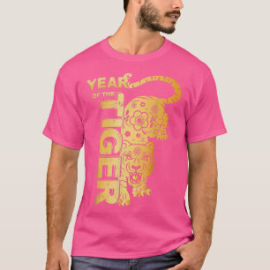 T-shirt Happy Chinese New Year 2022 Year of the Tiger Zodi