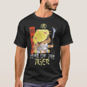 T-shirt Happy Chinese New Year 2022 Year of the Tiger Zodi (Devant)